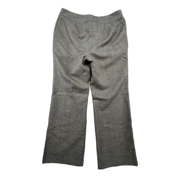 J. Jill Womens Herringbone Trousers Pants Size Brown 10 Career - Picture 8 of 10